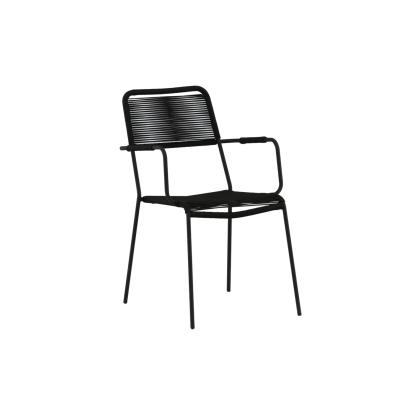 Venture Design Lindos havestol med armlæn, sort