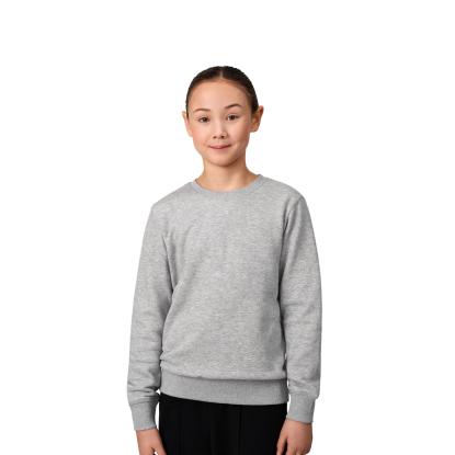 ID CORE 40634 sweatshirt, børn, grå melange