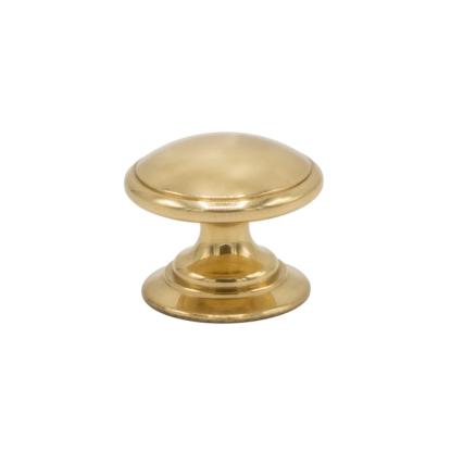 Beslag Design 24466 knop, Ø35 mm, poleret messing