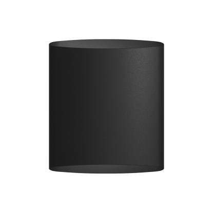 Belid Sinne LED væglampe, Ø13,5 cm, dæmpbar, IP44, sort struktur