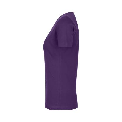 ID 0506 Interlock T-shirt med v-hals, dame, lilla