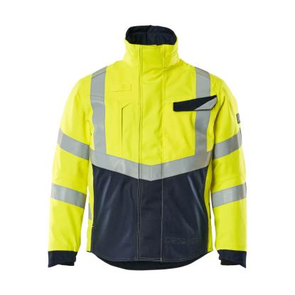 MASCOT MULTISAFE vinterjakke, hi-vis gul/mørk marine