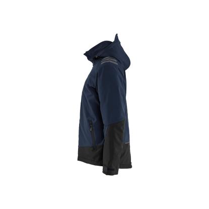 Blåkläder 4750 letforet vinter softshelljakke, mørk marineblå/sort