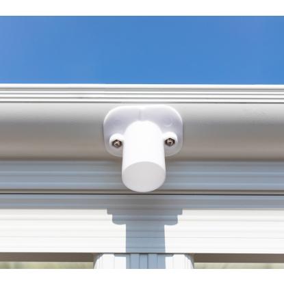 Westmann Helsinki carport, fladt tag, hvid, 232 x 305 x 503 cm - 15 m²