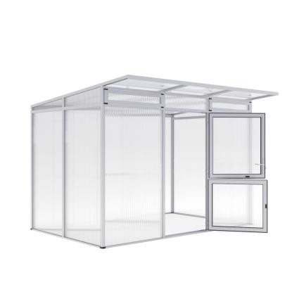 KGT Santini II drivhus, aluminium, 6,06 m²