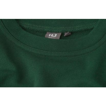 ID 0600 sweatshirt, klassisk, flaskegrøn