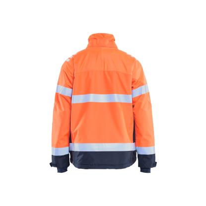 Blåkläder 4780 high vis letforet vinterjakke, hi-vis orange/marineblå