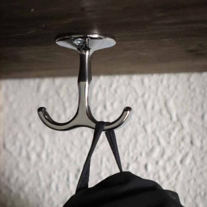 Beslag Design Siljan knage, Ø36 mm, poleret krom