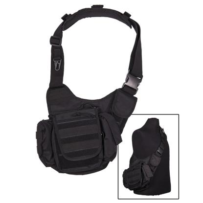 Mil-Tec multifunktions sling bag, sort