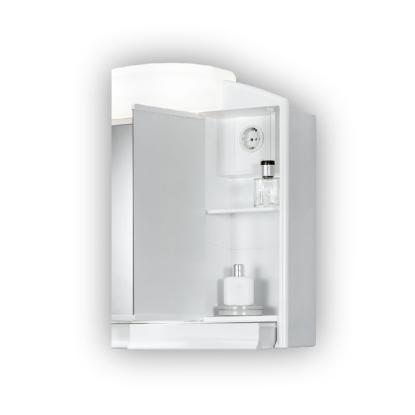 Nortiq Rano LED spejlskab, 59 x 51 x 16 cm, hvid