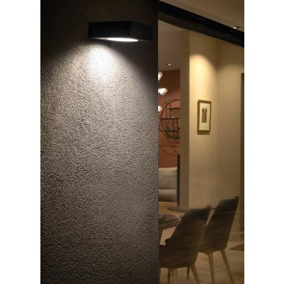 Norlys Hitra LED udendørs væglampe, 17,5W, IP65, grafit