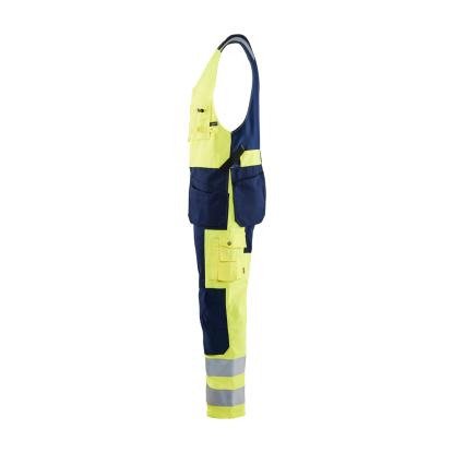 Blåkläder 2653 high vis helbuks, hi-vis gul/marineblå
