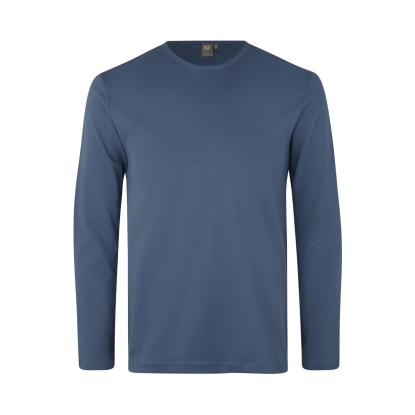 ID 0518 Interlock T-shirt med lange ærmer, indigo