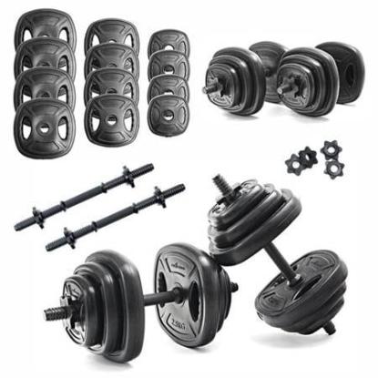 Viking Sports dumbbell sæt med 12 vægtskiver - 20 kg