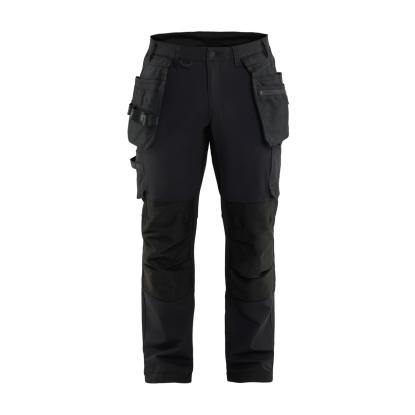 Blåkläder 1720 håndværker buks 4-vejs stretch, sort