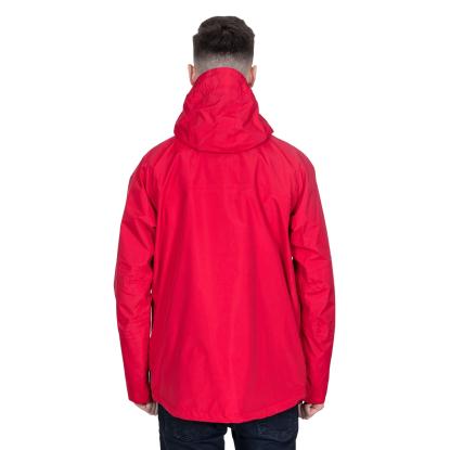 Trespass CORVO JACKET vindtæt regnjakke, herre, rød