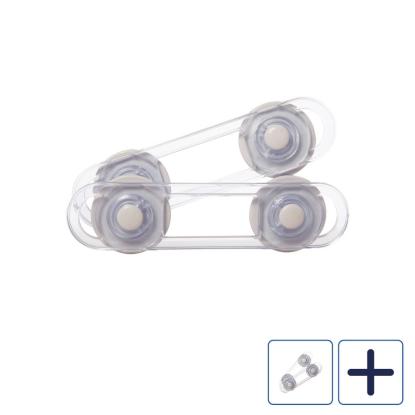 Dreambaby mini børnesikring til skab og låger, transparent