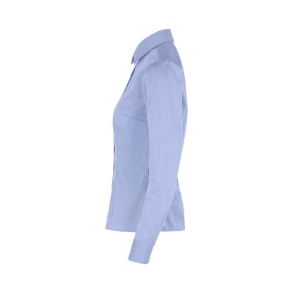 Seven Seas SS720 Fine Twill skjorte, modern, dame, lys blå