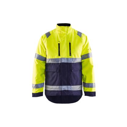 Blåkläder 4827 high vis vinterjakke, hi-vis gul/marineblå