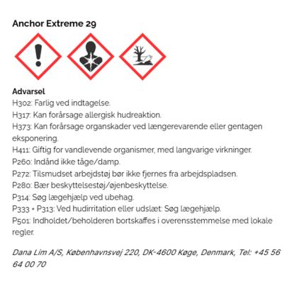 Dana Lim Anchor Extreme 294 forankringsmasse i patron, 2-komponent styrenfri - 300 ml